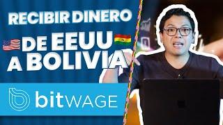 Recibir DINERO del Exterior a Bolivia - BITWAGE BOLIVIA