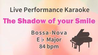 The Shadow of your Smile - Barbra Streisand ( Piano Karaoke ) ( Lyrics )