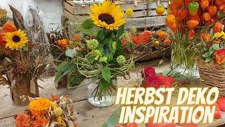 Herbst Deko Ideen Blumenladen DIY Ideen