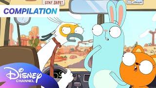 Kiff: Road Trip Compilation | NEW SHORTS | @disneychannel