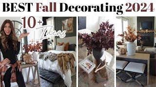 10 FALL DECORATING IDEAS 2024 / Rustic Fall Moody Decorating Ideas / Best Fall Florals