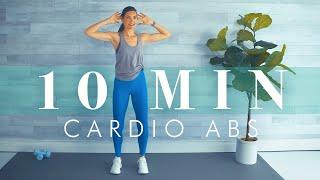 10 Minute Cardio Abs Workout // All Standing, Low Impact Exercises