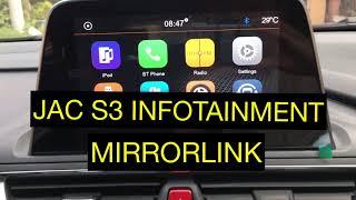 JAC S3 INFOTAINMENT SYSTEM | MIRROR LINK | Tagalog