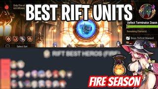 WHAT UNITS TO USE FOR RIFT? - Tier List [Epic Seven]