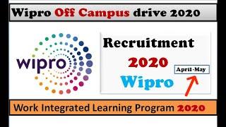 wipro off campus recruitment drive 2020 | wipro recruitment 2020 | wipro jobs for freshers 2020