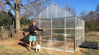 Harbor Freight 10 X 12 Greenhouse Kit (Complete Build and Modifications)