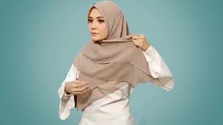 20 CARA SEDERHANA MEMAKAI HIJAB SEGI EMPAT PALING MUDAH & KEKINIAN | SIMPLE NO RIBET RIBET !!