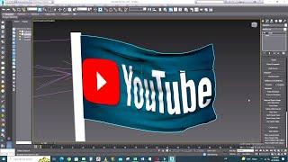 How to Make YouTube Flag Animation In 3ds Max with Easy Method