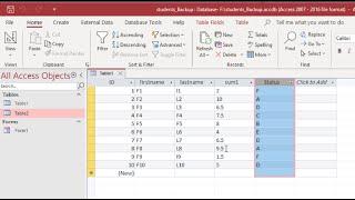 How to add calculated field IIF(simple and Multiple conditions) in table MS access  database