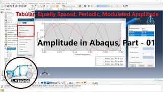 Amplitude in Abaqus - Part 01 (Tabular, Equally spaced, Periodic, Modulated, smoothing on/off)