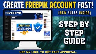 How to Become a Freepik Contributor | Step-by-Step Freepik Contributor Account Creation Guide