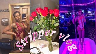 Stripper vlog : stage footage + cooking + getting my mind together