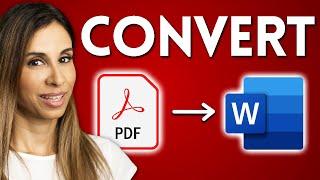 How To EASILY Convert PDF to Word | True and Scanned PDF