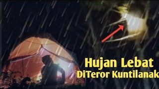 Solo Camping Horor: Di Kejar Kuntilanak Penunggu Hutan Misterius | Hujan lebat