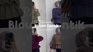 Outfit Lebaran 2023 | Outfit Bukber | Blouse #ootdhijab #racunshopee #shopeehaul #hijabers