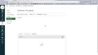 Submit a "File Upload" Assignment in Canvas