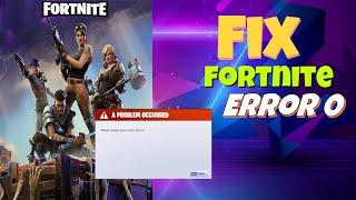 Fortnite  Please Restart Client Error 0 Quick Fix