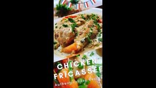 One easy French recipe everyone should know | authentic chicken Fricassee recipe #shorts