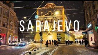 Sarajevo U Prazničnom Sjaju , Prekriveno Snijegom ️( Sarajevo Winter Holidays Magic )