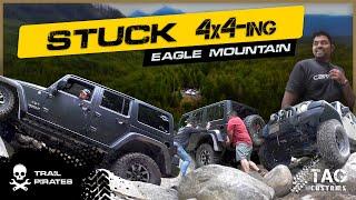 Jeeps STUCK 4x4-ing - Eagle Mountain