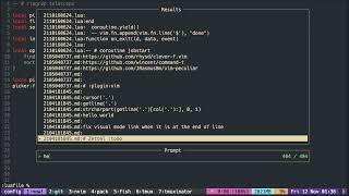 nvim telescope & ripgrep #1: piping shell command outputs to telescope