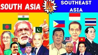 South Asia vs Southeast Asia - Comparison