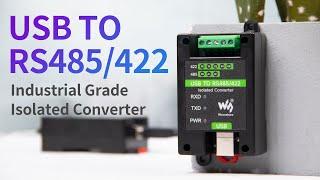 Waveshare USB To RS485/422 Industrial Grade Isolated Converter Onboard Original FT232RL and SP485EEN