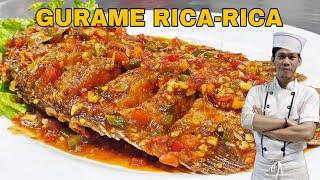 Gurame rica rica, Chinese food style || ala nanang kitchen