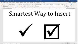 Shortcut for Tick Symbol in Word ( & ): Fastest way to get Check mark in Word [2021]