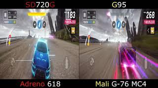 Qualcomm Snapdragon 720G Vs Mediatek Helio G95 | Gameplay & Graphics Comparison | Asphalt 9 Legends