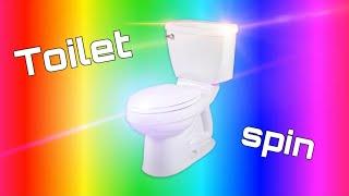 Polish toilet spin but it speeds up by 1% every 10th spin