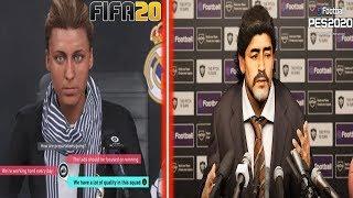 FIFA 20 CAREER MODE VS PES 2020 MASTER LEAGUE | WHICH IS BETTER!?