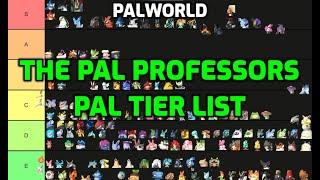 Palworld: The Pal Professors Pal Tierlist | All Pals Ranked | Combat - Base Work - Mounts - Utility