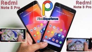 Pixel Experience Pie Comparison | Redmi Note 5 Pro vs. Redmi Note 3 Pro | Gameplay