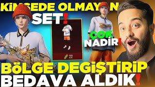 LUZY NİN YİNE BÖLGESİNİ DEĞİŞTİRDİK! AŞIRI NADİR YENİ SET ALDIK! (22 PARAYLA) PUBG Mobile