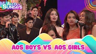 AyOS Barkada goes head-to-head in an intense Ang Kanta Ko, Duktungan Mo showdown! | All-Out Sundays