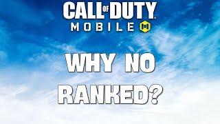 WHY I DONT PLAY RANKED IN COD MOBILE VIDEO ESSAY