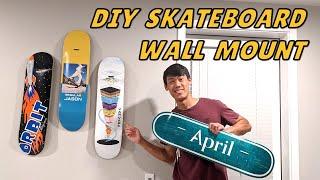 How To Hang A Skateboard On A Wall (Jason’s Skate Basics)