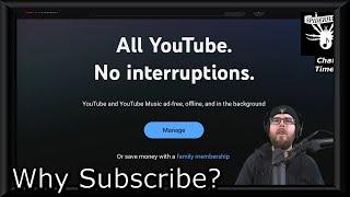 A video about (unnecessarily) justifying my subscription to YouTube Premium