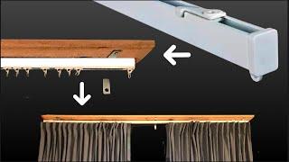 An IKEA Vidga Curtain Rail Wall-Mount Hack.