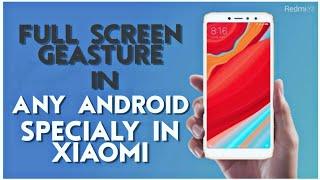 How to enable full screen Gesture in any android phone Without Root | Ankit K Tricks