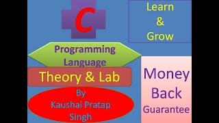 C Programming Language Lecture video, Expert Teach ,  coding Lab video