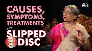 Causes, Symptoms & Treatments for Slipped Disc | Natural Ways to Prevent Slip Disc with Yoga