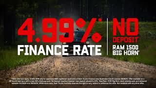 No Deposit 4.99%* Mates Rate Finance Offer from Ram Trucks Finance