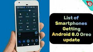 List of Smartphones Getting Android 8.0 Oreo update