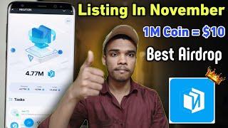 4Million Coin = $100 | New Telegram Airdrop Listing In November | Listing Date & Exchange Confirm