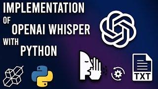 Learn How To Convert Speech To Text With The Help Of OpenAI Whisper - OpenAI Whisper | AISciences.io