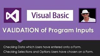 Visual Basic Validation Checks VB NET Beginners Programming Tutorial VB Input Validation