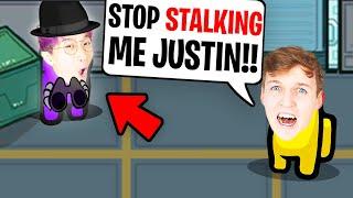 Can LankyBox STALK Their BEST FRIEND In AMONG US!? (FUNNY MOMENTS!)