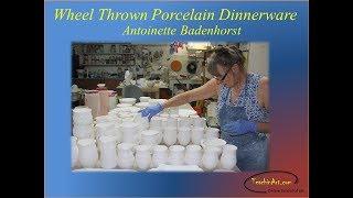 Wheel Thrown Porcelain Dinnerware e-course with Antoinette Badenhorst | TeachinArt